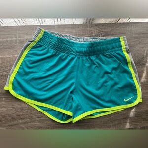 Nike Fly Dri-Fit 3.5 Inseam Teal Running Shorts XS